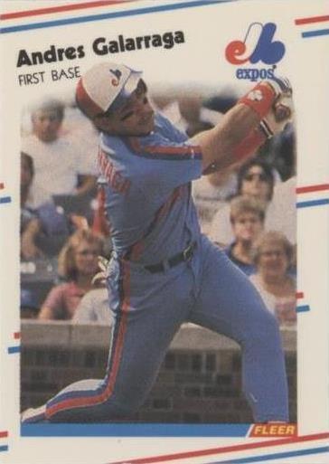 1988 Fleer Classic Miniatures - Andres Galarraga #88