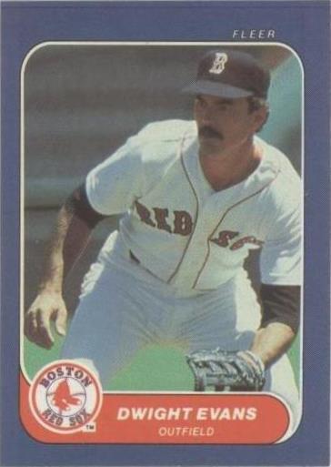 Fleer Classic Miniatures 1986 - Dwight Evans #74