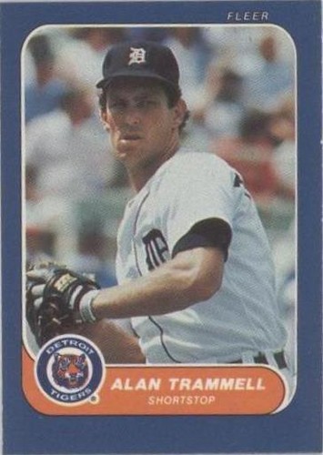 1986 Fleer Classic Miniatures - Alan Trammell #50
