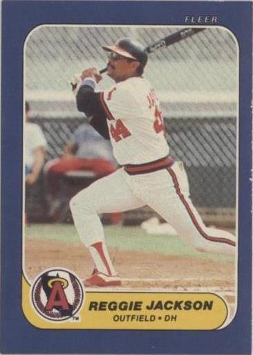 Fleer Classic Miniatures 1986 - Reggie Jackson #32