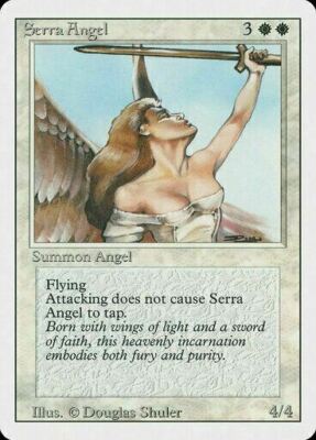 Serra Angel ~ Revised [ Excellent ] [ Magic MTG ]