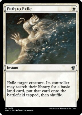 MTG Commander MKC NM Magic Path to Exile