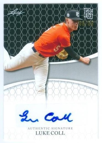 2022 Leaf Perfect Game National Showcase - Luke Coll #BA-LC2