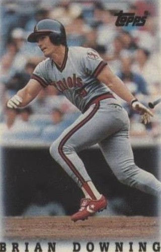 1988 Topps League Leaders Minis - Brian Downing #5