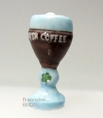 Fève de collection porcelaine / DE LA SERIE LA ROUTE DU CAFE