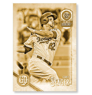 COREY SEAGER 2018 #TOPPS 1/1 Gold GYPSY QUEEN 10x14 #Dodgers #CoreySeager #MLB