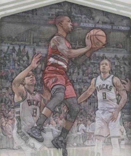 2016-17 Panini Studio - Damian Lillard #236