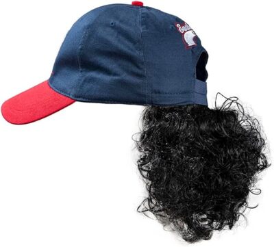 Eastbound Baseball Player 55 Powers Hat and Wig Set Halloween Costume Cosplay