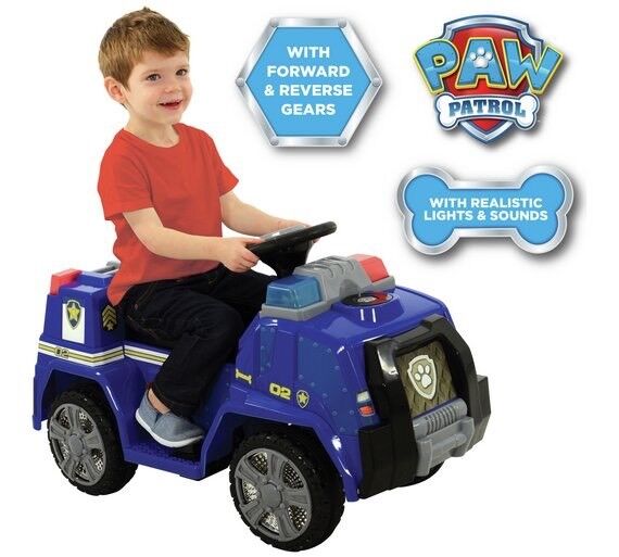 paw patrol chase cruiser ride on