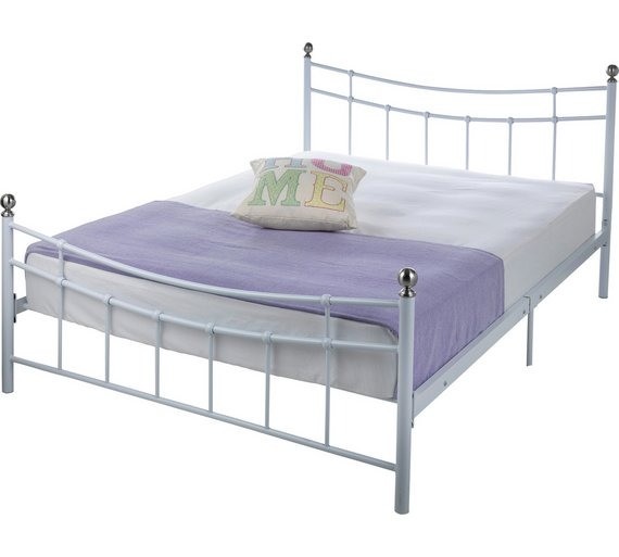 White Metal VintageStyle Double Bed Frame in Hove, East Sussex Gumtree
