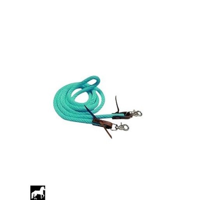 Horse Reins Nylon 8 FT Round Derby Roping Barrel Contest Horse Tack HRFS2