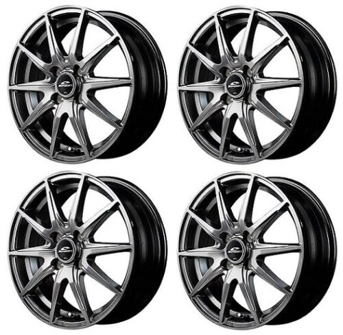 4x SCHNEIDER SLS 13x4.0 +43 4x100 MG Gray Light Track Rims 4x SCHNEIDER SLS 13x4.0 +43 4x100 MG Gray Light Track Rims