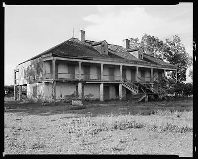 Montague,Montagut Plantation,Reserve,balconies,Louisiana,Architecture,South,1938