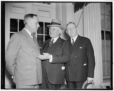 William Green,MJ McDonough,Harry O Dates,Federation,Labor,Washington DC,1937