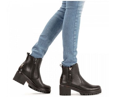 Pre-owned Panama Jack Pauline B11 Ankle Boots Napa Negro Black