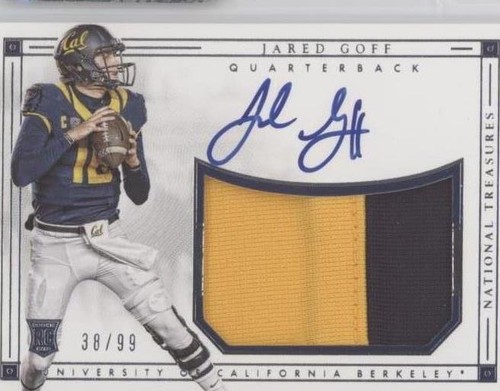 2016 Panini National Treasures Collegiate Jared Goff #202