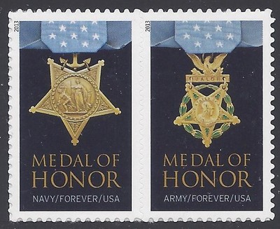 4822-3 medal of honor (world war 2) pair mint/nh (free shipping