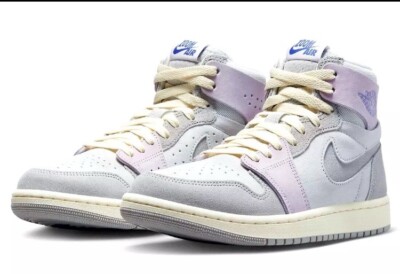 Women's Size 12 Nike Air Jordan 1 Zoom Air CMFT 2 Barely Grape Shoes DV1305-005