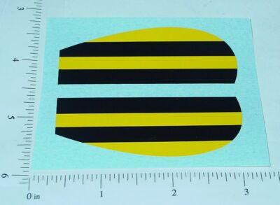 Tonka Vee Plow Snowplow Sticker Pair TK-102
