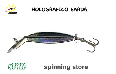 LUCIAPUMA ARTIFICIALE SPINNING MARE MOD 6 1A - 10 GR  - OLOGRAFICO  SARDA 1 A