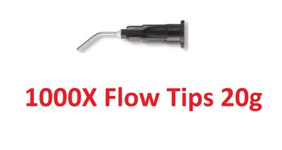 Plasdent  Bent Needle Luer-Lock Dispensing Tips 20g Black 1000 Pieces/Pack 