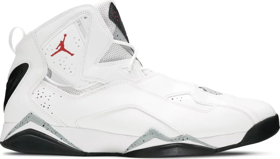 

Nike Air Jordan True Flight White Cement Red Wolf Grey Black 342964-104 Мужские 8, Серый, Jordan True Flight
