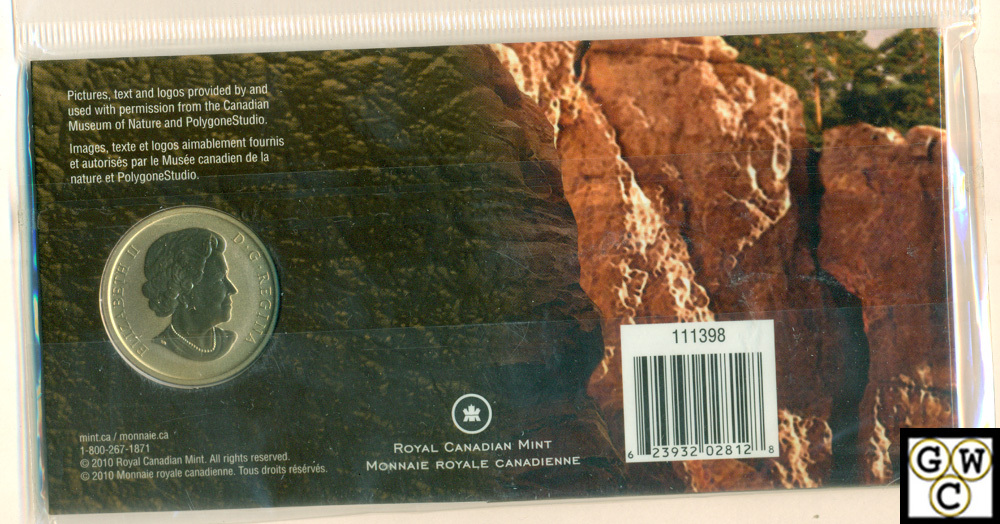 2010-50 Cents 'Sinosauropteryx 'Dinosaur Exhibit- Lenticular Coin(12742)