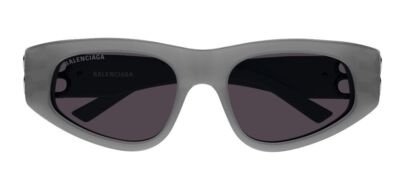 Pre-owned Balenciaga Bb0095s-015 Grey Silver Grey Sunglasses