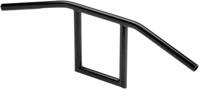 Biltwell Inc. - 6006-2016 - 1in. Window Slotted Handlebar, Black Electroplated
