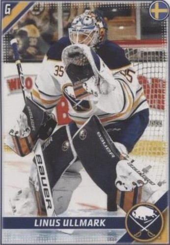 2019-20 Topps NHL Stickers - Linus Ullmark #64