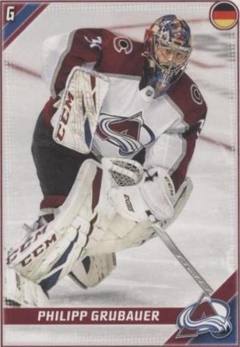 2019-20 Topps NHL Stickers - Philipp Grubauer #130