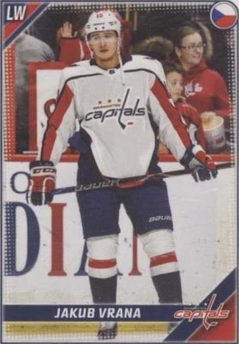 2019-20 Topps NHL Stickers - Jakub Vrana #501