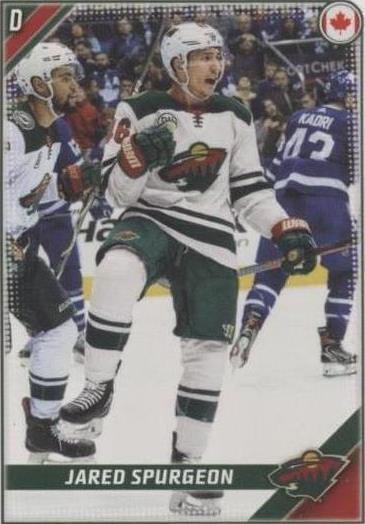 2019-20 Topps NHL Stickers - Jared Spurgeon #245