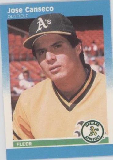 1987 Fleer Classic Miniatures - Jose Canseco #17
