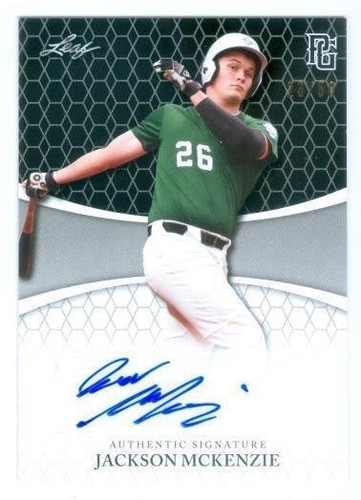 2022 Leaf Perfect Game National Showcase - Jackson Mckenzie #BA-JM1