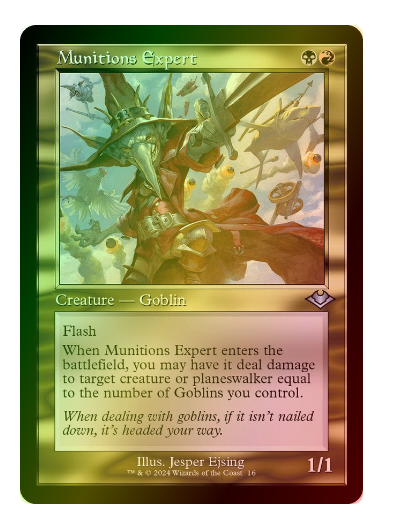 Munitions Expert - Foil - Retro Frame Modern Horizons 3 MTG