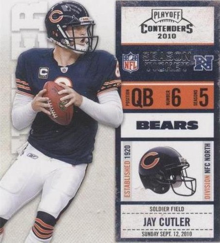 2010 Playoff Contenders Jay Cutler #016