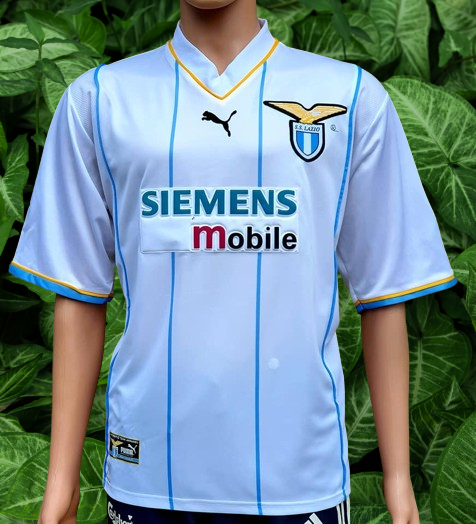 PUMA　S.S. LAZIO 02-03 AWAY NO.25 CHIESA PUMA S.S. LAZIO 02-03 AWAY NO.25 CHIESA SS LAZIO 2002 2003
