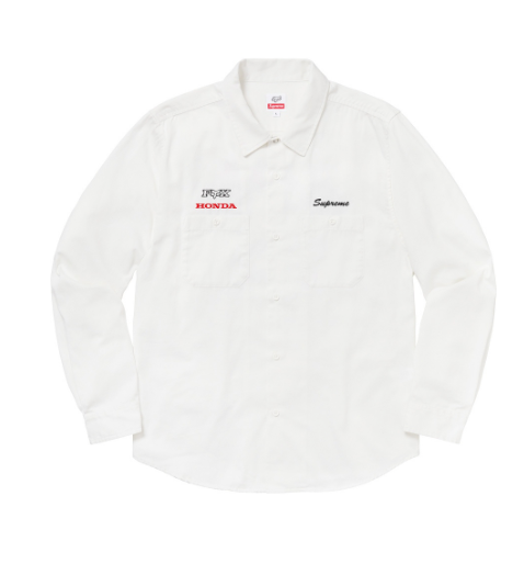 supreme Racing logo work shirt Mサイズ　イエロー Supreme - Racing Logo Work Shirt - UG.SHAFT