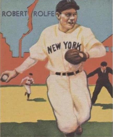 1985 Renata Galasso 1934-36 National Chicle Diamond Stars Reprints - Red Rolfe #104