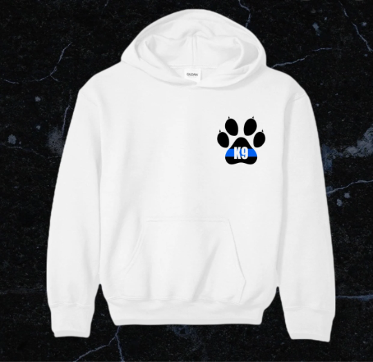 K9 Paw Logo unisex 100% Cotton Custom Hoodie Sweater S,M,L,XL,XXL