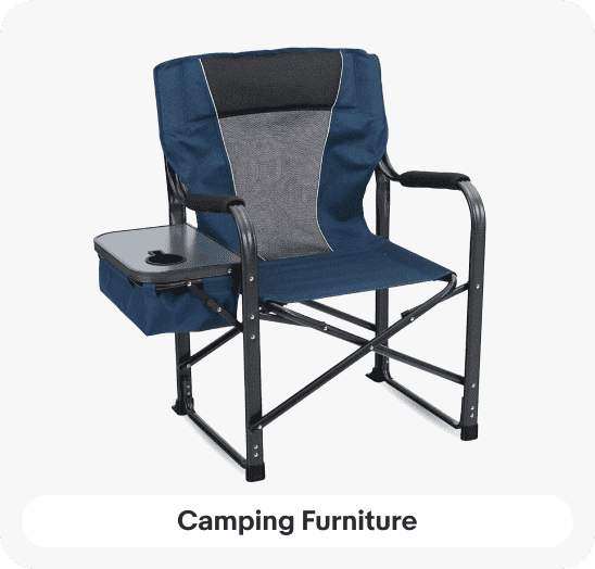 Camping chair linking to camping furniture