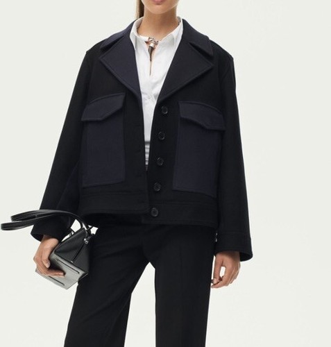 ZARA ブラック コートManteco ZARA MANTECO ベルテットコート ブラック XS