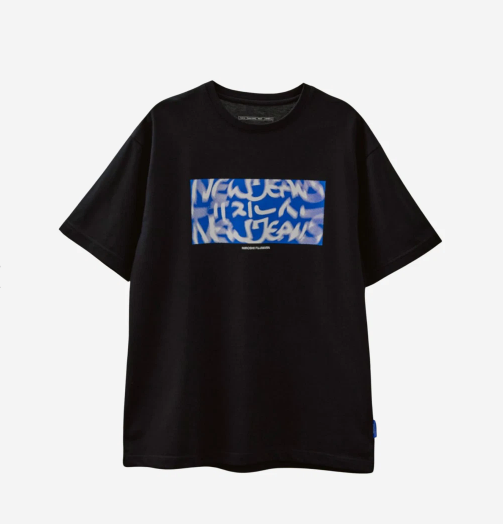 new jeans × hiroshi fujiwara VER.2 T XL NewJeans x Hiroshi Fujiwara COLLER T-SHIRTS VER.2 (WHITE