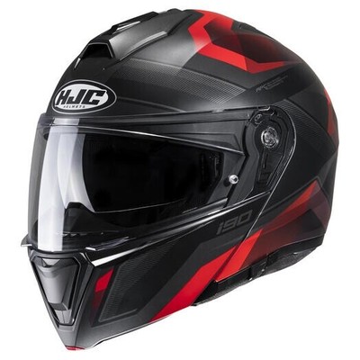 Hjc Helmets i90 Lark Helmet (Small, Semi-Flat Red (MC-1SF))