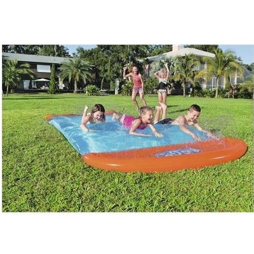H2OGO! Blobzter Water Filled Giant Spraying Splash Mat Slide Jump Splash