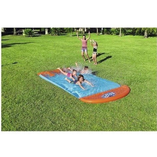 H2OGO! Blobzter Water Filled Giant Spraying Splash Mat Slide Jump Splash