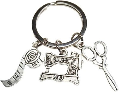 Toyandona Schere Schlüsselanhänger Lineal Design Schlüsselring Kreative Designer