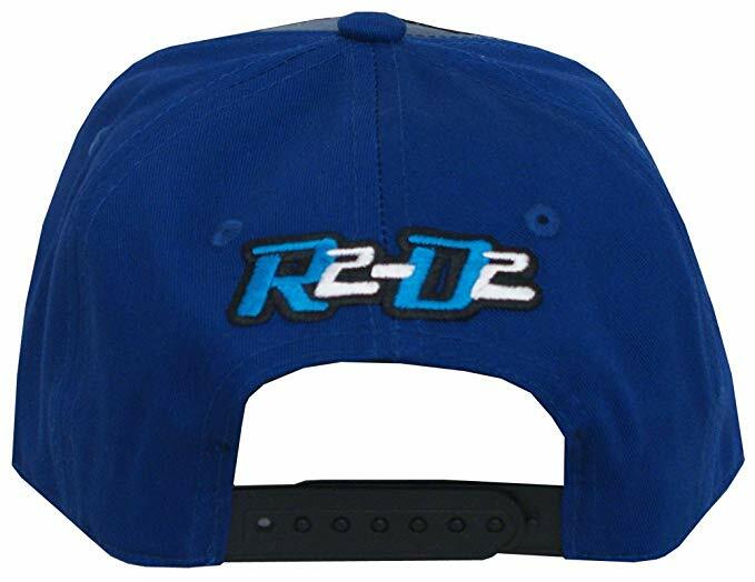 Star Wars R2 D2 Robot Movie Character Flat Snapback Kids Youth Hat Cap