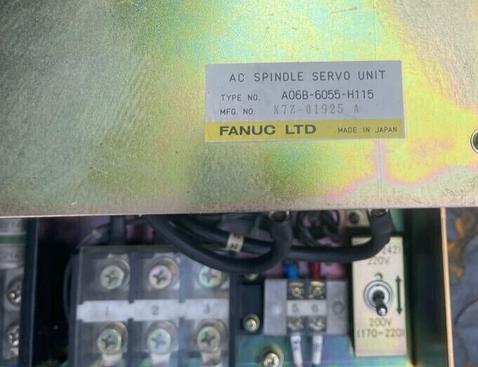 Fanuc A06B-6055-H115 A06B6055H115 動作保証 Fanuc A06B-6055-H115 or A06B6055H115 AC Spindle Drive